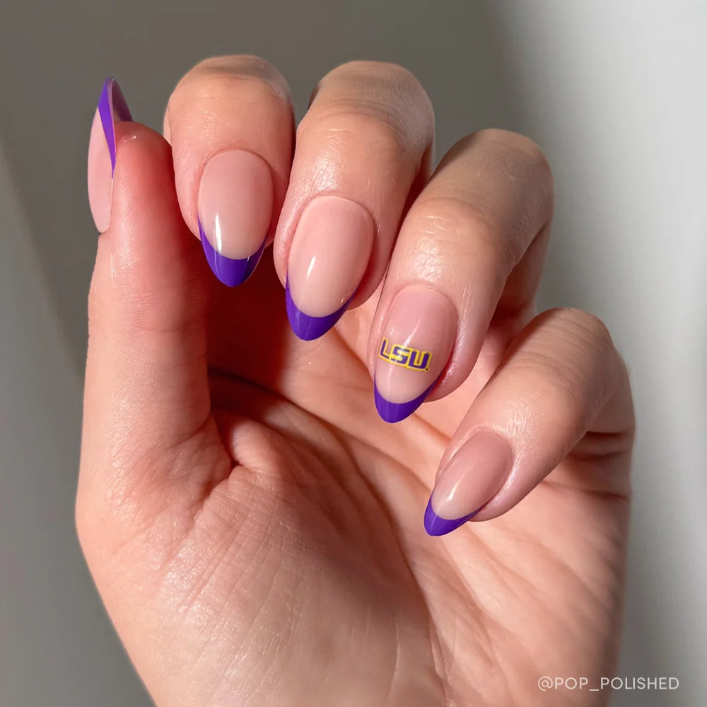 LSU Tigers Press-On Nail Set