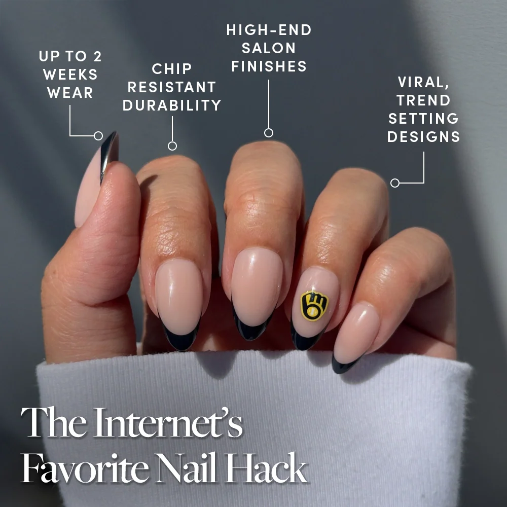 Milwaukee Brewers Press-On Nail Set