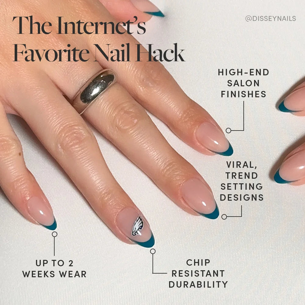 Philadelphia Eagles Press-On Nail Set